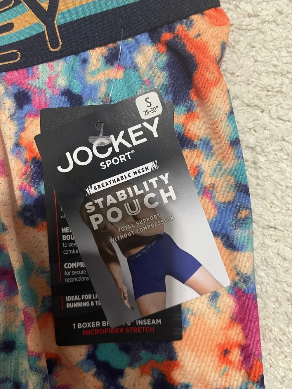 NWT- Jockey - Men’s S, M or L. Microfiber Boxer Brief